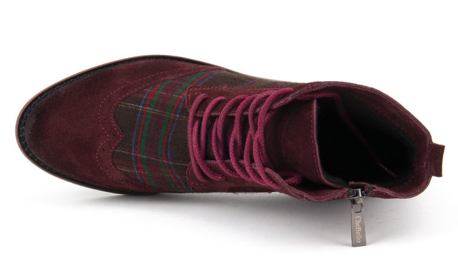 Booties CheBello 2376-113-114-MIC-S57 Burgundy