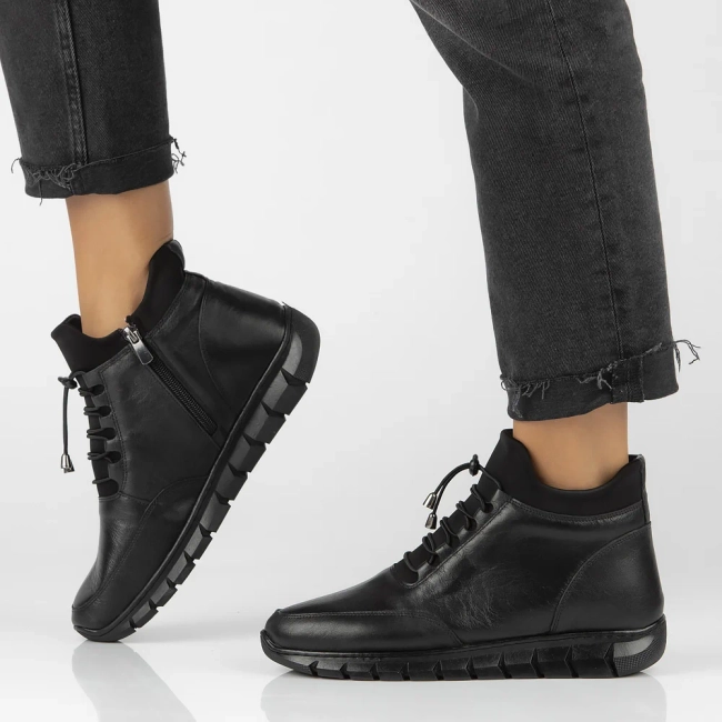 Artiker leather boots 55C0984 black