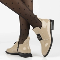 Leather ankle boots Filippo DBT4763/25 BE beige