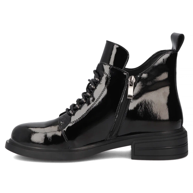 Leather ankle boots Filippo DBT6318/25 BK black