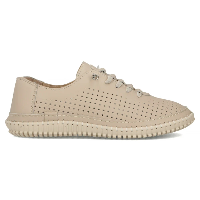Leather shoes Filippo DP6837/25 BE beige