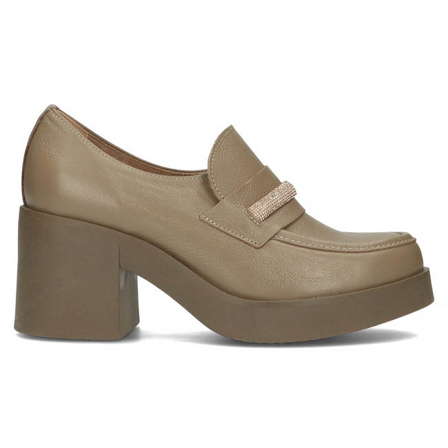 Leather shoes Filippo 20157 fango