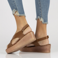 Sandały Filippo DS3609/22 BR brązowe