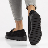 Leather loafers Filippo DP3334/22 BK black