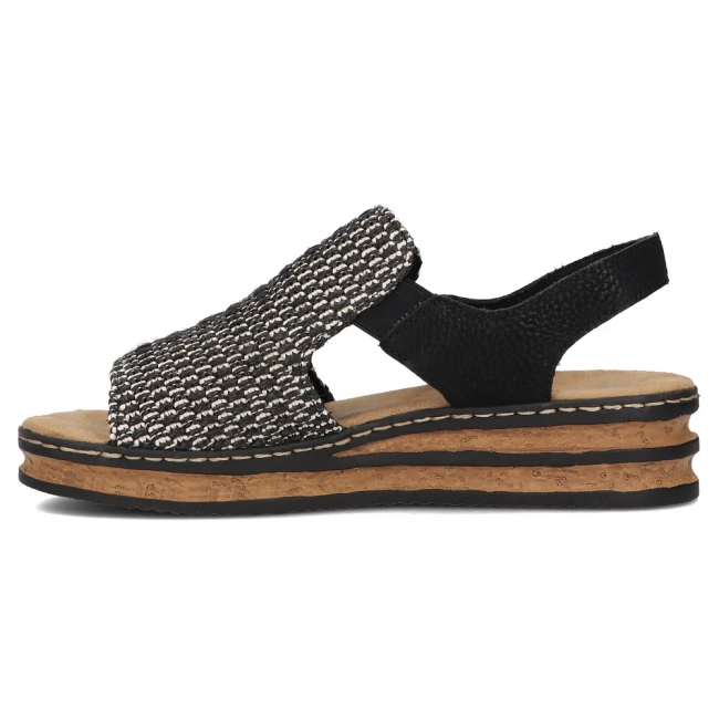 Sandals Rieker 62971-00 Black