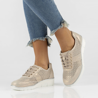 Leather shoes Filippo DP028/22 GO gold