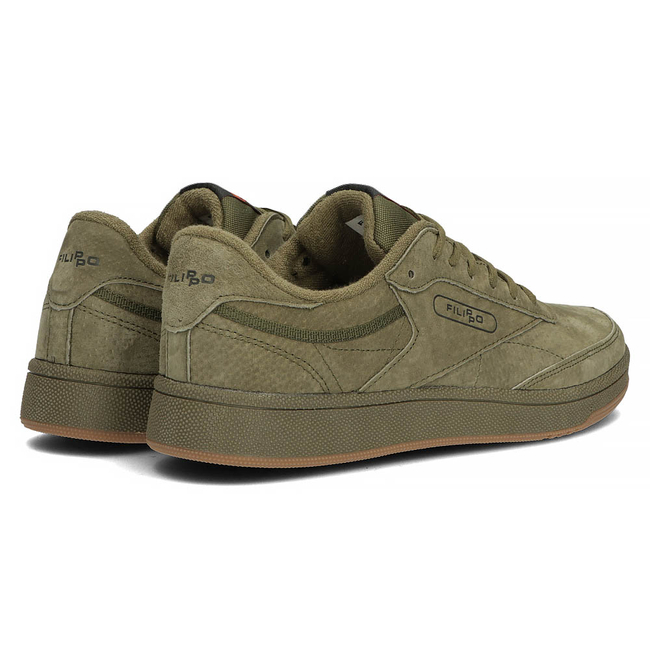 Skórzane buty Filippo MSP2123/22 KH khaki
