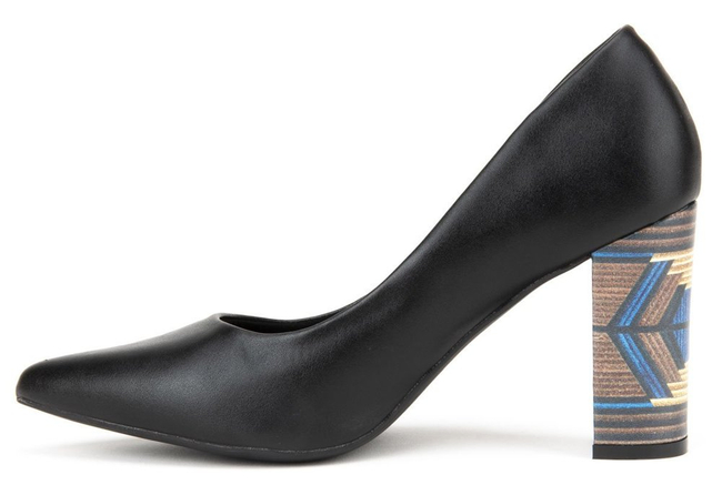 Czółenka Filippo DP1102/19 BK czarne