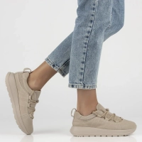 Leather sneakers Filippo DP6706/25 BE beige