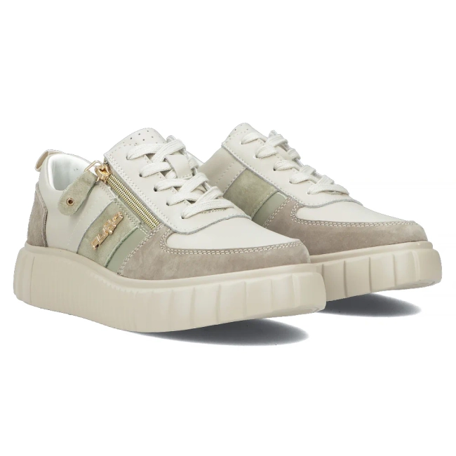 Leather sneakers Filippo DP6121/24 BE beige