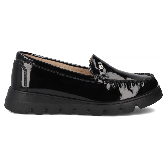 Leather loafers Filippo DP7413/25 BK L black