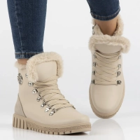 Leather ankle boots Filippo DBT6363/24 BE beige