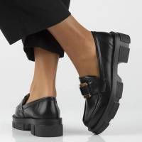 Leather shoes Filippo DP6099/24 BK black