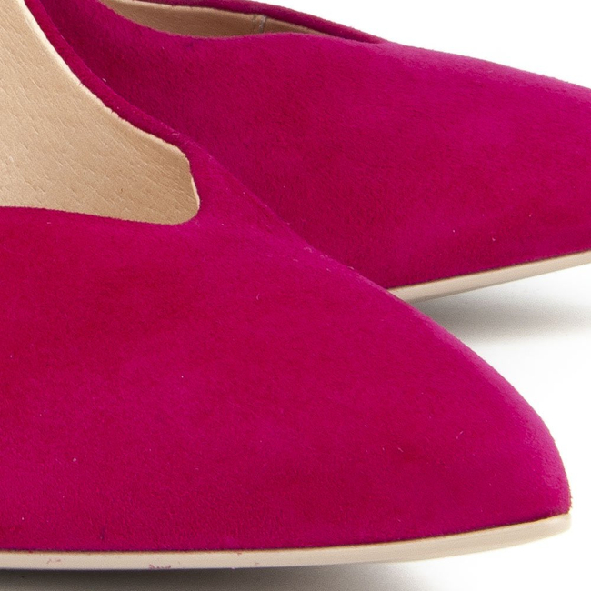 Pumps Hall 9174/1311 fuchsia velor