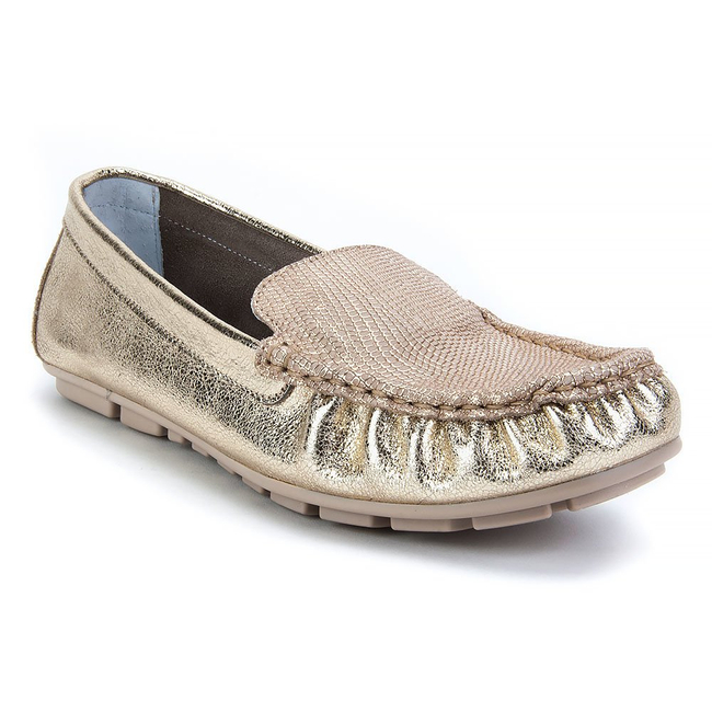 Loafers Lemar 10058 Krysztalki Zloto + Roma Zloto