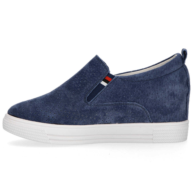 Leather shoes Filippo DP1356/20 NV navy blue