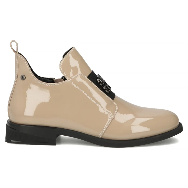 Leather ankle boots Filippo DBT4763/25 BE beige