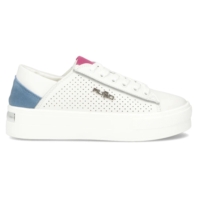 Leather shoes Filippo DP6031/24 WH white