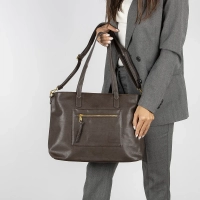 Dark brown handbag monroe