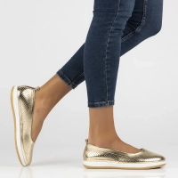 Leather ballerinas Filippo DP7008/25 GO gold