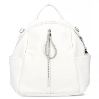Biały plecak white glam