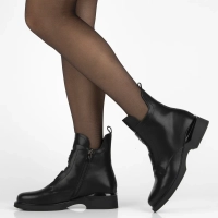 Leather ankle boots Filippo DBT7219/25 BK black