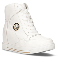 Skórzane Sneakersy Filippo DBT3552/22 WH białe