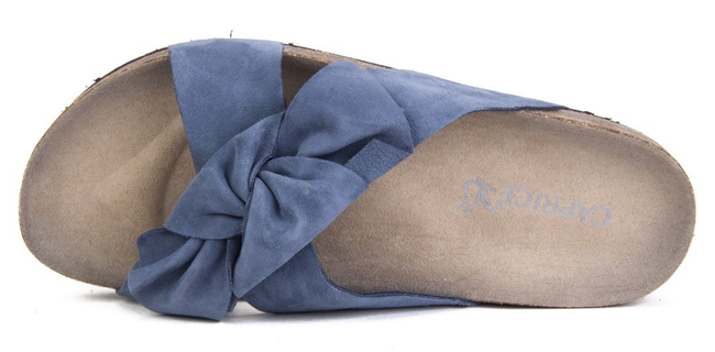 Klapki Caprice 9-27401-22 849 Jeans suede