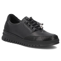 Leather shoes Filippo DP8102/26 BK black