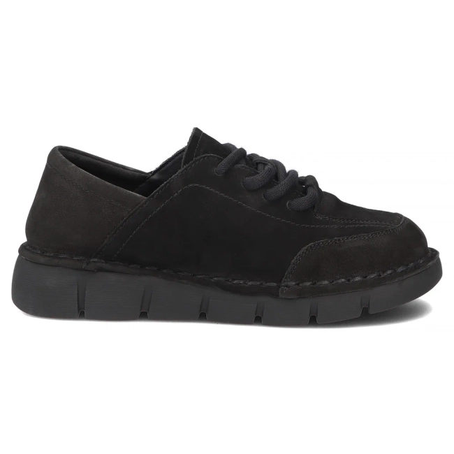 Skórzane półbuty Filippo DP8180/26 BK czarne