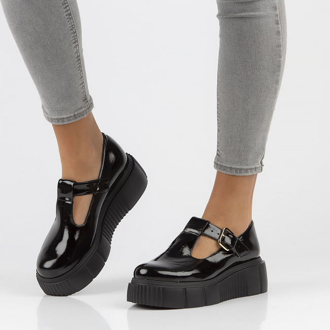 Skórzane półbuty Filippo 20102 czarne