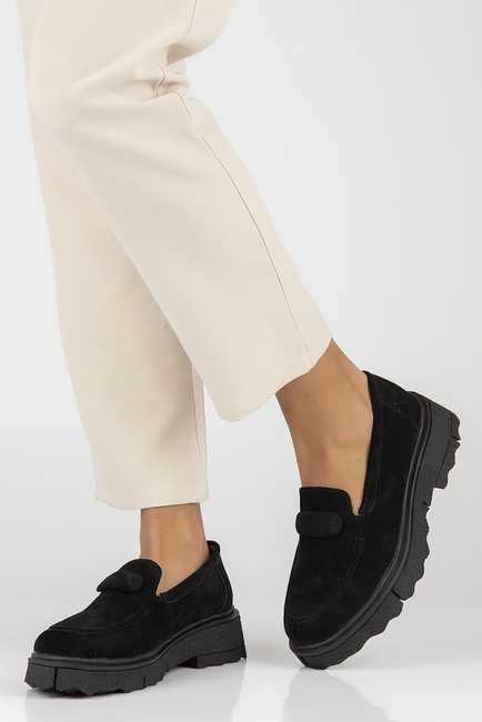 Leather shoes Filippo DP4546/23 BK black