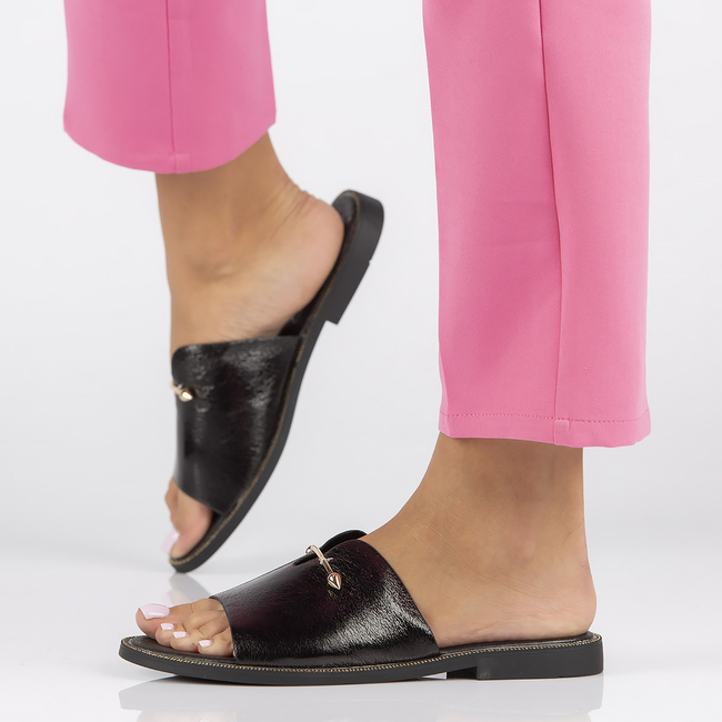 Slippers Filippo DK3700/22 BK black