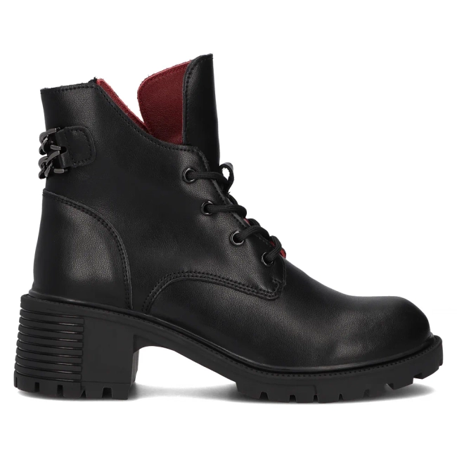 Leather ankle boots Filippo DBT6491/24 BK black