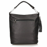 Handbag Toscanio Hobo Leather 1677 black