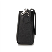 Handbag Toscanio Leather Messenger Bag A179 black