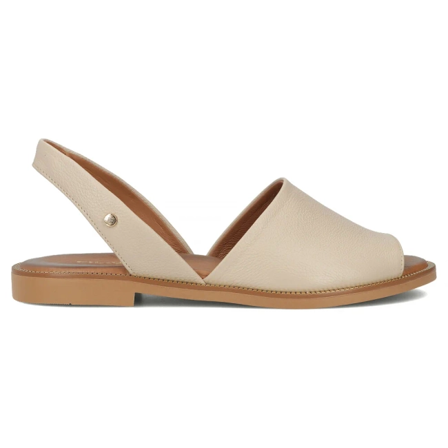 Skórzane sandały Filippo 40327 taupe