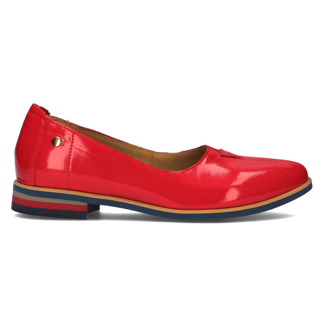Leather shoes Filippo 05035 Red