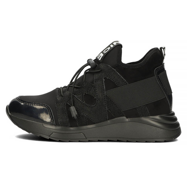 Leather sneakers Filippo DP4168/22 BK black