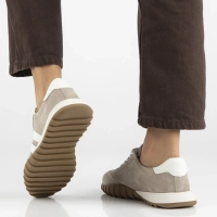 Skórzane sneakersy Filippo DP7534/26 BE beżowe