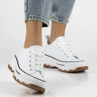 Trampki News 24SP26-6737 białe