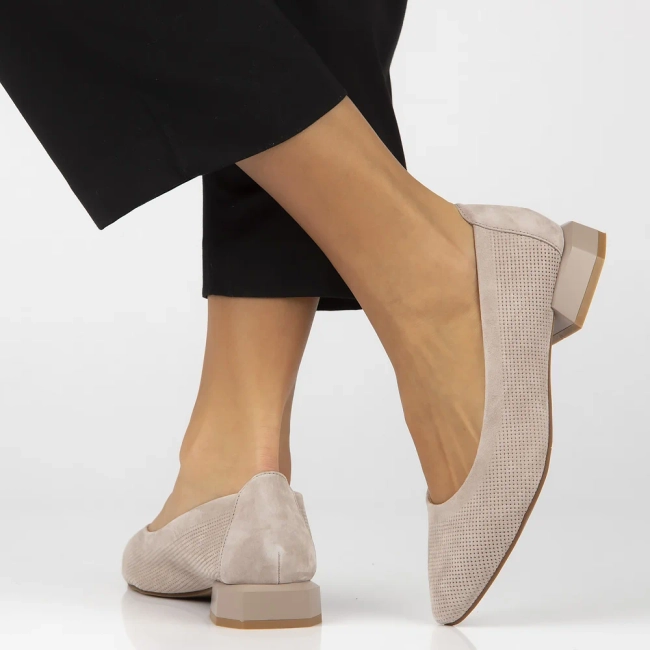 Leather shoes Filippo DP6789/25 BE beige