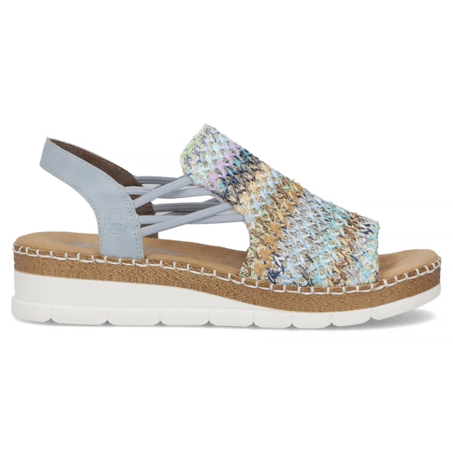 Sandals Rieker V1241-90 blue