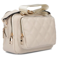 Beige shoulderbag charm sombre
