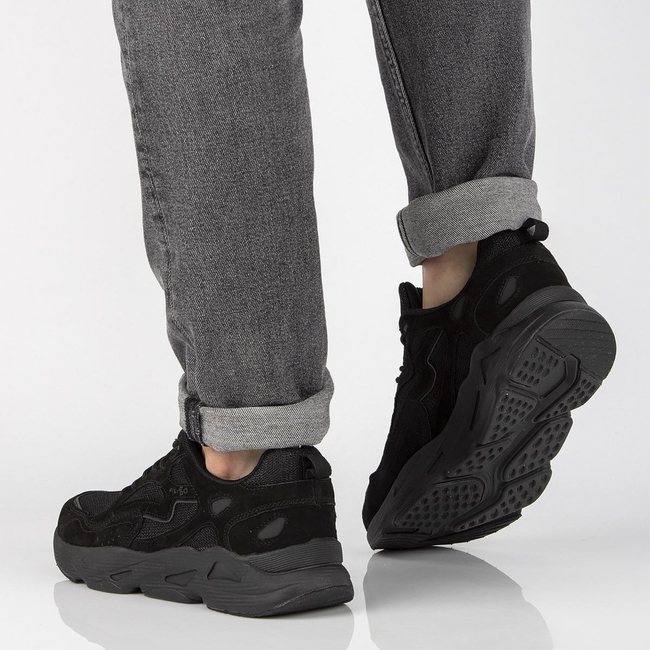 Skórzane Sneakersy Filippo MSP2116/21 Bk czarne