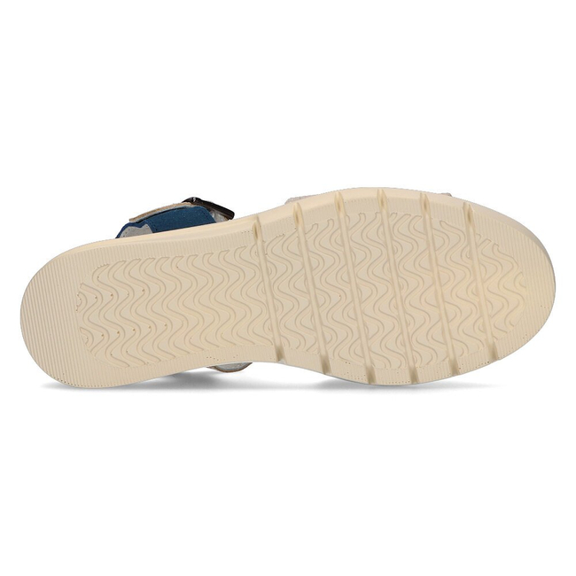 Leather sandals Filippo DS2021/21 GR gray