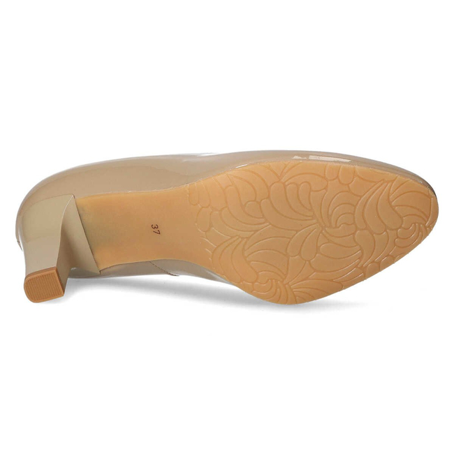 Leather pumps SALA 5003 259 dark beige