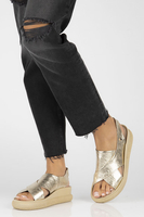 Leather sandals Filippo 40339 gold