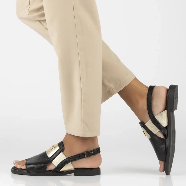 Leather sandals Filippo 40385 black