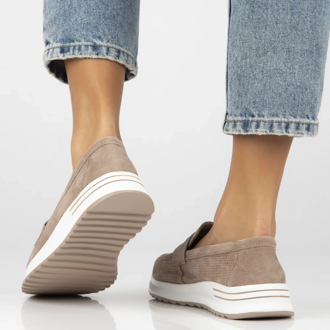 Leather shoes Filippo DP6750/25 BE beige